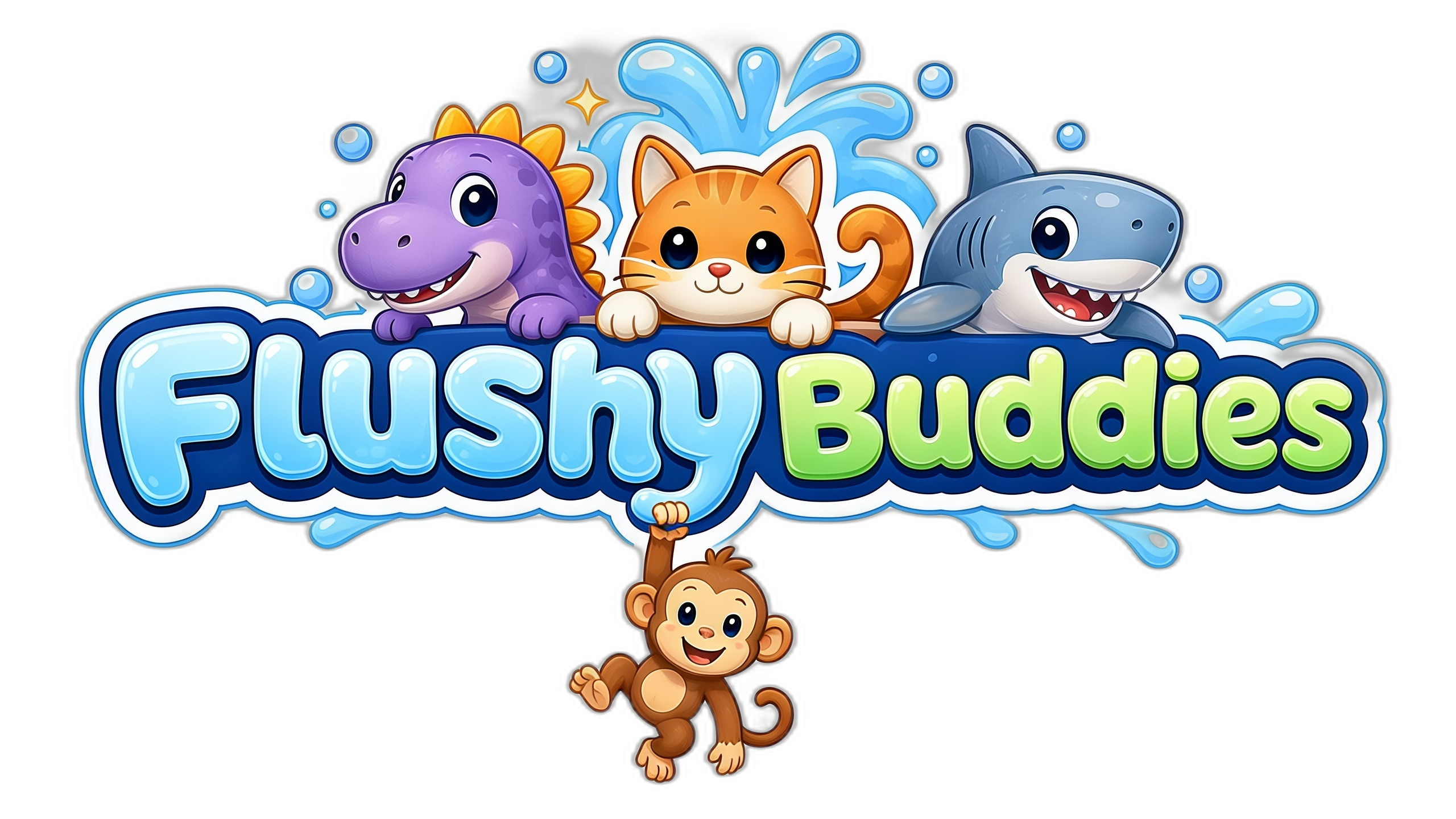 Flushy Buddies — Kids Bathroom Flush Handles for Toilets